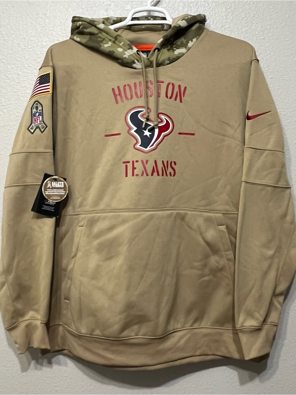 Nike Houston Texans Salute To Service Hoodie Adult 2XL